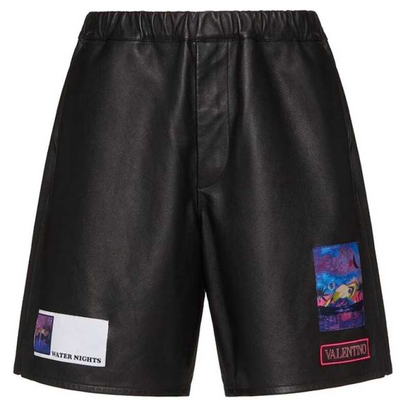 Valentino Leather Shorts, theFeinheit
