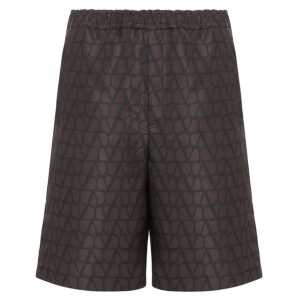 Valentino Logo Silk Shorts