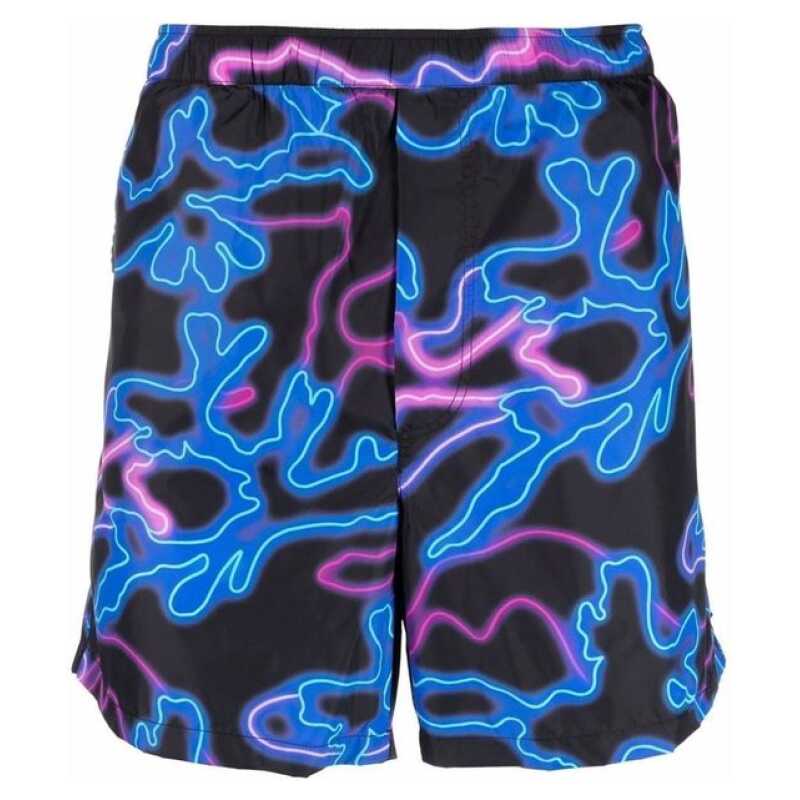 Valentino Neon-Print Swim Shorts, theFeinheit
