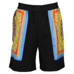 Versace Barocco Goddess Night Print Shorts