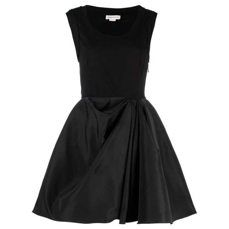 Alexander McQueen Gathered Mini Dress, theFeinheit