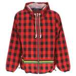 Palm Angels Checked Windbreaker Jacket