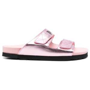 Palm Angels Leather Logo Sandals