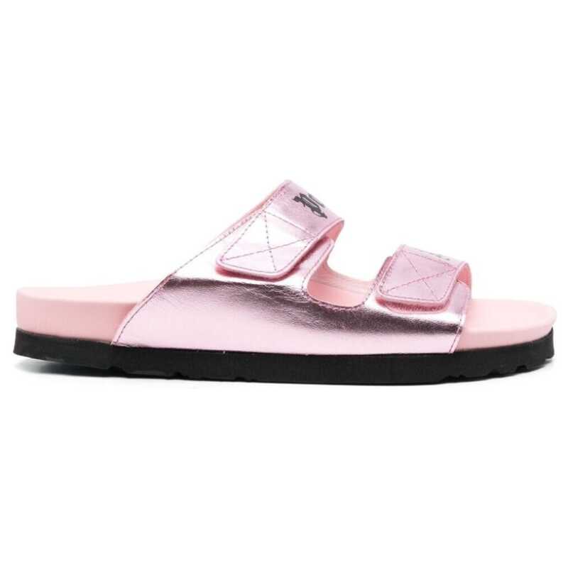 Palm Angels Leather Logo Sandals, theFeinheit