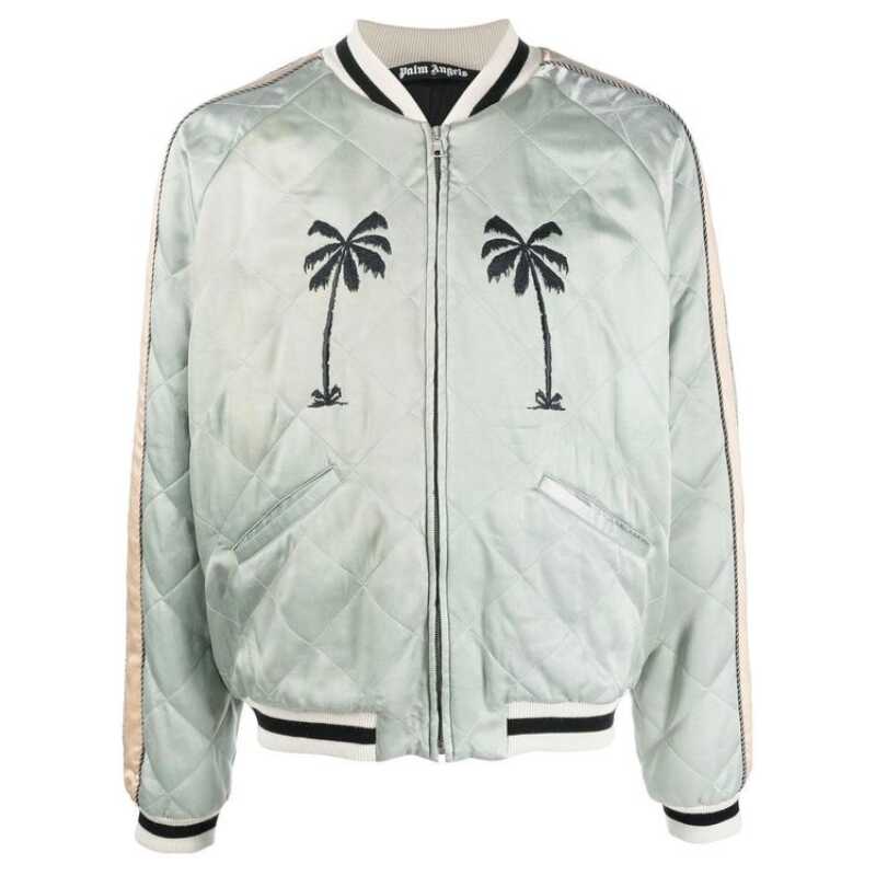 Palm Angels Quilted Logo Jacket, theFeinheit