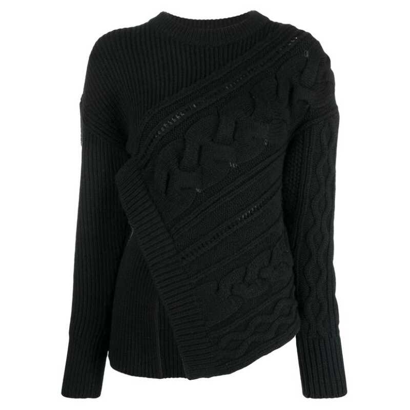 Alexander McQueen Asymmetric Wool Jumper, theFeinheit