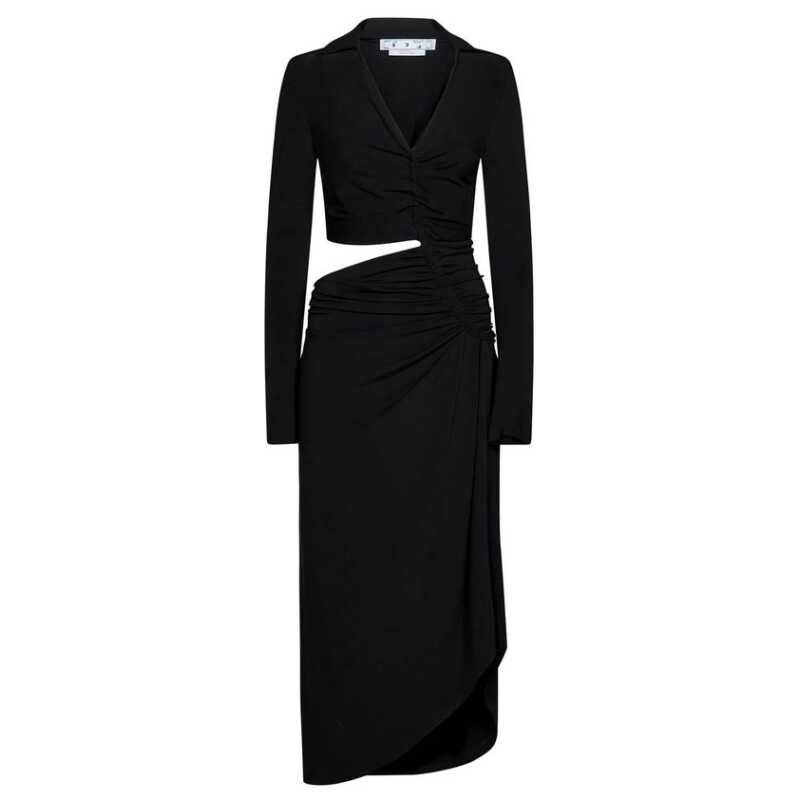 Off-White Cut-Out Midi Dress, theFeinheit