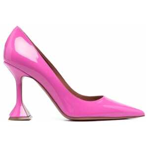 Amina Muaddi Ami Patent Leather Pumps