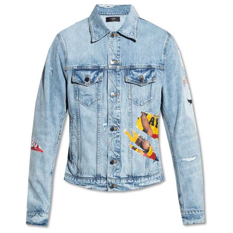 Amiri Playboy Magazine Trucker Denim Jacket, theFeinheit