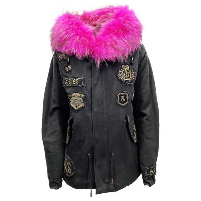 AS65 Canvas Embellished Parka Jacket, theFeinheit