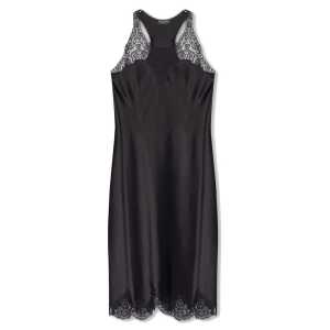 Balenciaga Satin Strappy Midi Dress