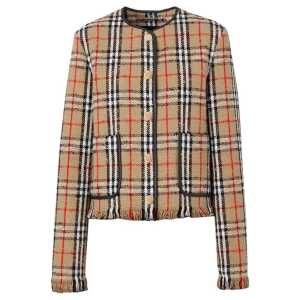 Burberry Vintage Check Motif Jacket