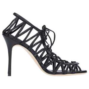Manolo Blahnik Hamza 105 Leather Sandals