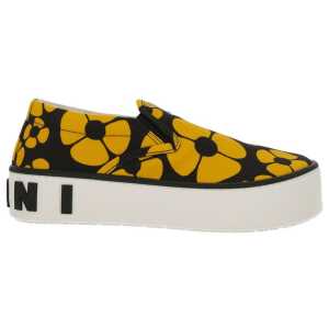 Marni Printed Slip On Sneakers