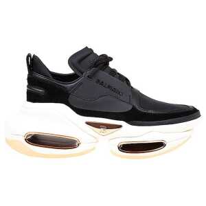 Balmain Leather And Fabric Sneakers