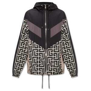 Balmain Nylon Monogram Jacket