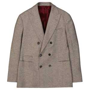 Brunello Cucinelli Double-Breasted Wool Jacket
