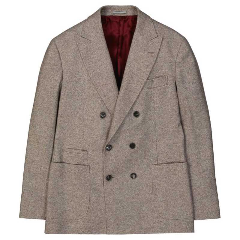 Brunello Cucinelli Double-Breasted Wool Jacket, theFeinheit