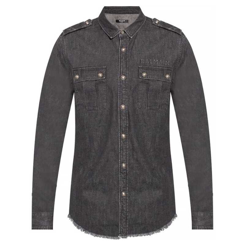 Balmain Cotton Denim Shirt, theFeinheit