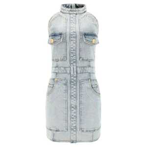 Balmain Denim Mini Dress