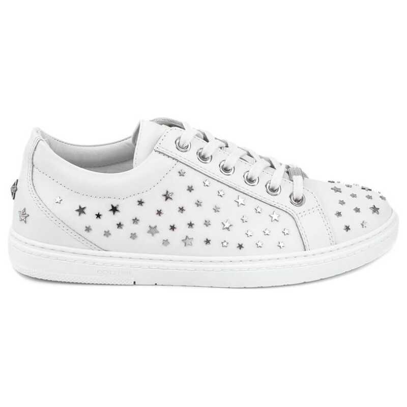 Jimmy Choo Cash Star Leather Sneakers, theFeinheit