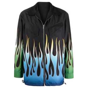 Kenzo Flame Print Reversible Jacket