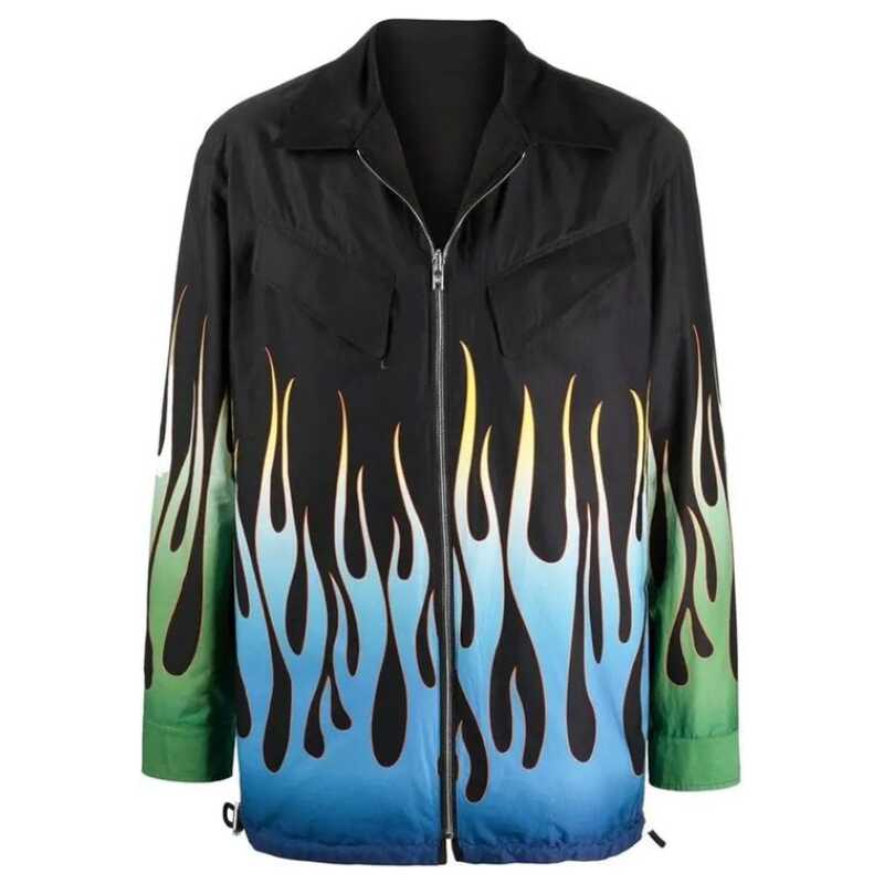 Kenzo Flame Print Reversible Jacket, theFeinheit