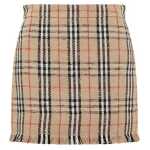 Burberry Vintage Pattern Mini Skirt