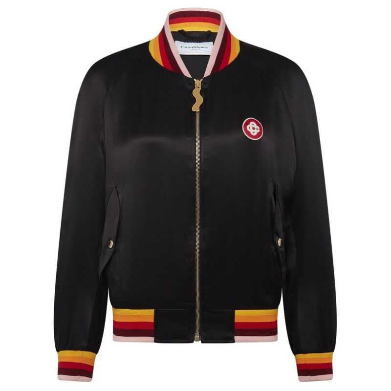 Casablanca Silk Logo Bomber, theFeinheit