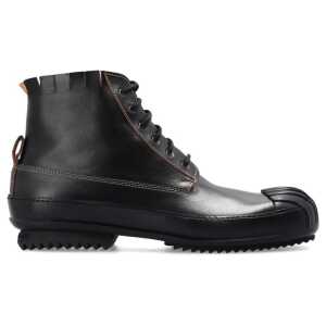 Maison Margiela Leather High-Top Sneakers