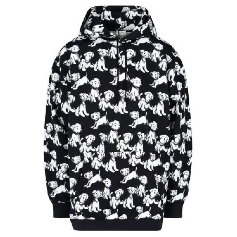 Celine Hooded Printed Dogs Sweatshirt, theFeinheit