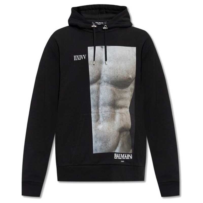 Balmain Cotton Hoodie Sweatshirt, theFeinheit