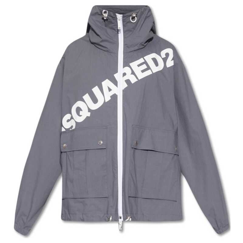 Dsquared² Logo Hooded Windbreaker, theFeinheit