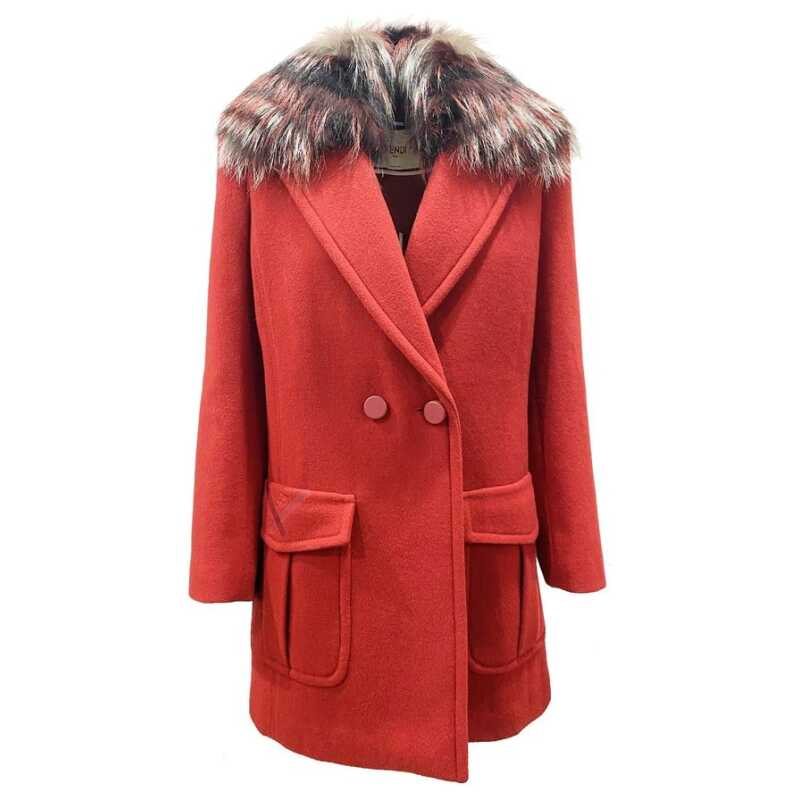 Fendi Fur Collar Wool Coat, theFeinheit
