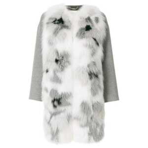 Fendi Fur Trim Cashmere Coat