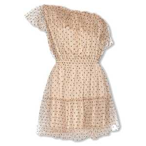Gucci One-Shoulder Tulle Dress