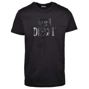 Diesel Black Cotton T-Shirt