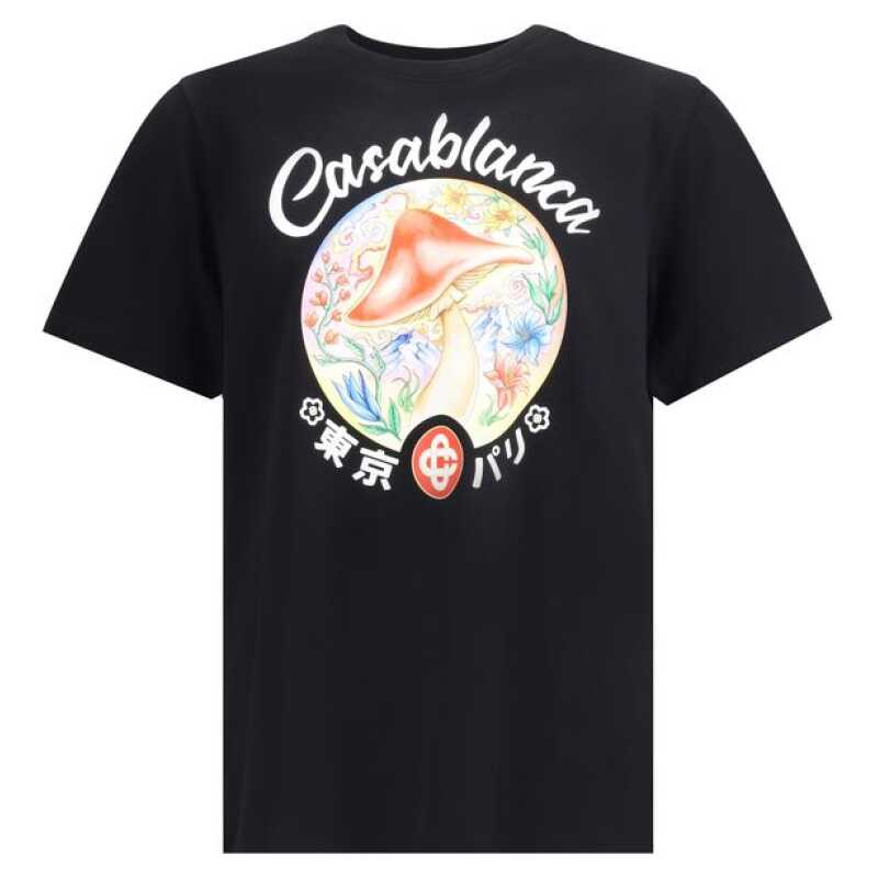 Casablanca Mushroom Emblem printed T-Shirt, theFeinheit