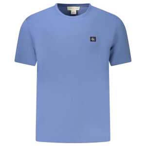 Calvin Klein Blue Cotton Men T-Shirt