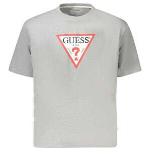 Guess Jeans Gray Organic Cotton Women T-Shirt