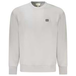 Calvin Klein Gray Cotton Men Sweater
