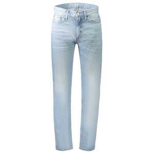 Calvin Klein Blue Cotton Men Jeans
