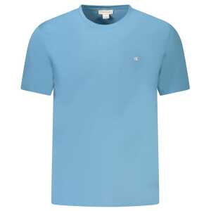 Calvin Klein Blue Cotton Men T-Shirt