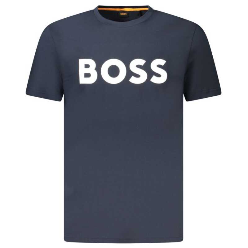 Hugo Boss Blue Cotton Men T-Shirt, theFeinheit