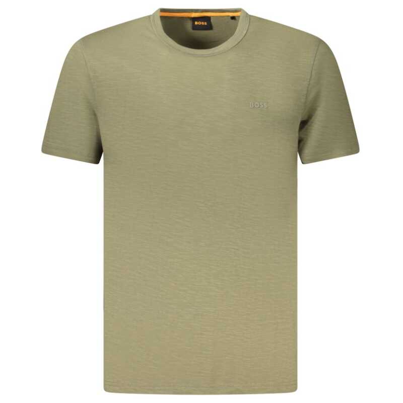 Hugo Boss Green Cotton Men T-Shirt, theFeinheit