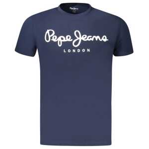 Pepe Jeans Blue Cotton Men T-Shirt