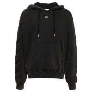 Off-White St. Matthew Over Cotton Hoodie Sweatshirt