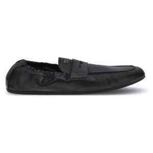 Prada Antiqued leather Shuffle Loafers