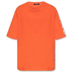 Balmain Orange Cotton T-Shirt