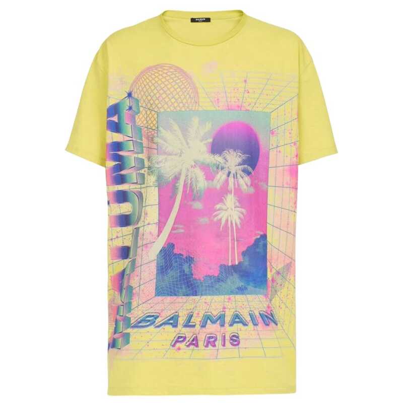 Balmain Yellow Cotton T-Shirt, theFeinheit